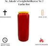 St. Jakobs Grabkerzen Nr. 7  rot, Ewigöllicht, Grablicht, Produktbild-Vorschau 2