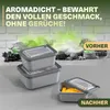 Pojemniki do przechowywania żywności Viwares w zestawie 6 Podgląd zdjęcia produktu 7