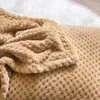 Coperta Beige Morbido Copriletto Microfibra Divano Coperta Anteprima dell’immagine prodotto 6
