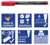 Staedtler 318-9, Czarny, Końcówka pociskowa, Czarny, Podgląd zdjęcia produktu 6