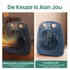 Emerio Ventilatorkachel – 25 m² – 2 Standen – Productafbeelding-voorbeeld 7
