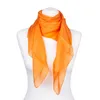 Seidentuch Halstuch Tuch orange Seide 90x90cm Produktbild-Vorschau 4
