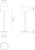 Zafferano Olivia Pro Tischlampe - Aufladbare LED Außenlampe Produktbild-Vorschau 2