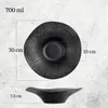 Taca Wilmax Wavy 30 cm, 700 ml, czarna porcelana Podgląd zdjęcia produktu 4