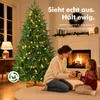 Künstlicher Weihnachtsbaum mit LED Lichterkette und Holzfuß Produktbild-Vorschau 7