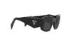 OCCHIALI DA SOLE PRADA PR17WS (1AB5S0) acetato nero con Anteprima dell’immagine prodotto 5