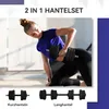 SPORTNOW 2-in-1 Hantel Set, 20 kg verstellbar Dumbbell Set Produktbild-Vorschau 4