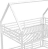 Łóżko piętrowe House z ogrodzeniem i oświetleniem LED, Podgląd zdjęcia produktu 13