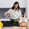 Navaris Gusseisen Topf Bratentopf Kochtopf 2,5l - Ø 20cm Produktbild-Vorschau 8