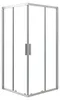 AICA 80x80x185cm 5mm ESG Eckeinstieg Schiebetür eckdusche Produktbild-Vorschau 1