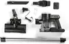 A collection of vacuum cleaner parts and accessories laid out on a white background. Produktbild-Vorschau