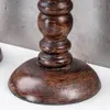 2er Set Kerzenhalter H20-25cm Mango Holz Braun Produktbild-Vorschau 6