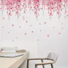 Selbstklebende Kirschblüten-Wandaufkleber, rosa Produktbild-Vorschau 1