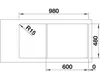 Spüle Blanco LEGRA 6 S 1000 x 500 mm vulkangrau 527271 Produktbild-Vorschau 6
