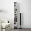 HOMCOM Mobile Libreria Porta CD a 12 Ripiani per 204 CD, Anteprima dell’immagine prodotto 9
