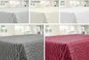 Beautex Damast Tischdecke Jacquard oval bügelfrei Streifen Produktbild-Vorschau 4