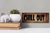 Holzschild Spruch 27x10cm Chill Out Produktbild-Vorschau 5
