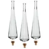 gouveo 3er Set Dekanter 500 ml Pyramide mit Korken (HGK) - Produktbild-Vorschau 1