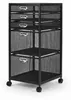 Cassettiera con rotelle Relaxdays, 2 cassetti, design a Anteprima dell’immagine prodotto 8