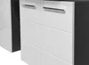 Unterschrank - Anthrazit - Weiß Hochglanz - B 34 cm - 1 Tür Produktbild-Vorschau 10