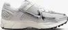 A side view of a white and silver Nike sneaker. Produktbild-Vorschau