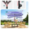 VOUNOT® Sonnenschirm Strandschirm 200cm mit Tragetasche und Produktbild-Vorschau 5