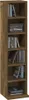 vidaXL Étagère à CD chêne fumé 21x20x88 cm Bois composite Voir les images du produit 4