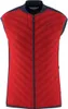 Rote Weste "Alya Vest M" von La Sportiva; mit gestepptem Design und Reißverschluss.