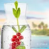 PLATINUX Karaffe aus Glas 1L (max. 1130ml) Grünem Ombré Produktbild-Vorschau 7