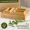 Schubladen Organizer Box 8er Set - Aus nachhaltigemBambus Produktbild-Vorschau 3