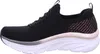 A side view of a single black sneaker with pink and gray accents. Náhled obrázku produktu