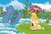 Vlies Fototapete MÄDCHEN MIT SCHMETTERLING 375 x 250 cm Produktbild-Vorschau 2