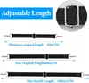 2M verstellbar Spanngummi mit Haken, 2M lang flach Produktbild-Vorschau 2