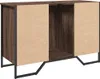 vidaXL Vanity unit hnedý dubový vzhľad 91x35x60 cm Náhľad obrázku produktu 6