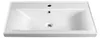 Aqualine SAVA 80 keramische wastafel, 80x46 cm, wit Productafbeelding-voorbeeld 3