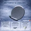 PremiumX PXS80 Satellitenschüssel 80cm Stahl Anthrazit Produktbild-Vorschau 7