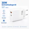 30W USB-C Ladegerät GaN mit 2m USB-C Ladekabel (20W) – Produktbild-Vorschau 4