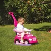 Dolu Eenhoorn Loopauto met Duwstang Roze Voir les images du produit 5