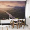 Muralo XXL Vlies FOTOTAPETE AUTOBAHN Aussicht Produktbild-Vorschau 1