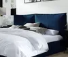 Sofello Polsterbett  180x200 Metall-Lattenrost Blau Velour Produktbild-Vorschau 1