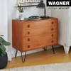 WAGNER Möbelbein HAIRPIN LEG Retro - 12 x 12 x 10 cm, Produktbild-Vorschau 3