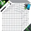 KESSER® Teichzaun Gartenzaun Steckzaun Komplettset Metall Produktbild-Vorschau 1