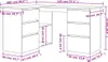 vidaXL Eckschreibtisch Sonoma-Eiche 145x100x76 cm Produktbild-Vorschau 7