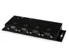 StarTech.com 4 Port USB auf DB9 RS232 Serieller Adapter-Hub Produktbild-Vorschau 1