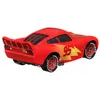 A toy car, specifically Lightning McQueen from Disney Pixar Cars, shown from a rear-quarter angle. Podgląd zdjęcia produktu