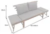 riess-ambiente Garten Sitzbank MODULAR 200cm natur grau Produktbild-Vorschau 2