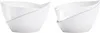 Two white plant pots are shown side-by-side against a white background. Náhled obrázku produktu