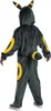 A child wearing a black and yellow Umbreon costume, viewed from the back. Anteprima dell’immagine prodotto