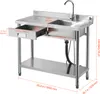 Lavello SucceBuy in acciaio inox (100 x 50 x 94 cm), Anteprima dell’immagine prodotto 8