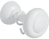 Gardinia Schalhalter Kunststoff, mit Haken weiß 8 cm Produktbild-Vorschau 3